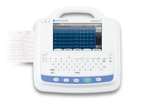 Nihon Kohden CadiofaxS 12 Kanal-LCD-Farb-Display Ruhe-EKG 